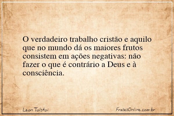 Frase de Leon Tolstoi