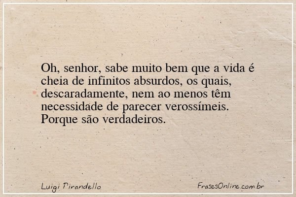Frase de Luigi Pirandello