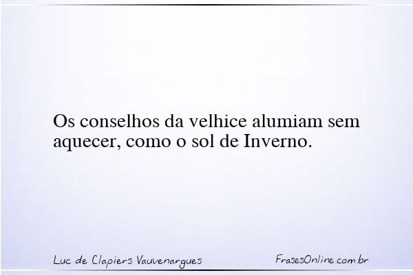 Frase de Luc de Clapiers Vauvenargues