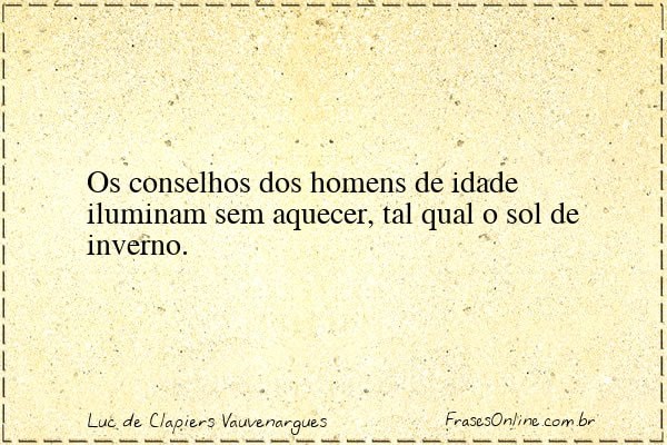 Frase de Luc de Clapiers Vauvenargues