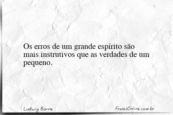 Frase de Ludwig Börne