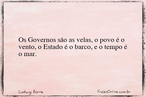 Frase de Ludwig Börne