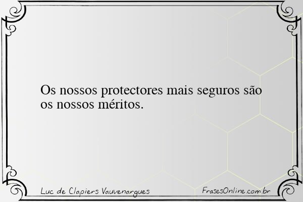Frase de Luc de Clapiers Vauvenargues