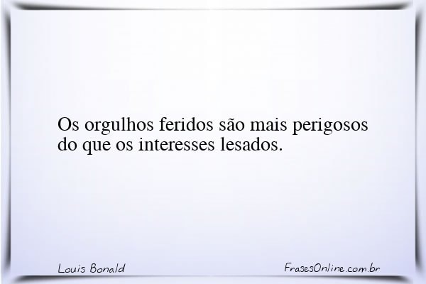 Frase de Louis Bonald