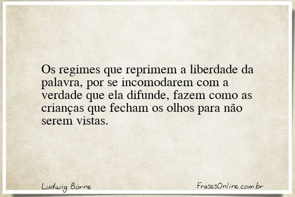 Frase de Ludwig Börne