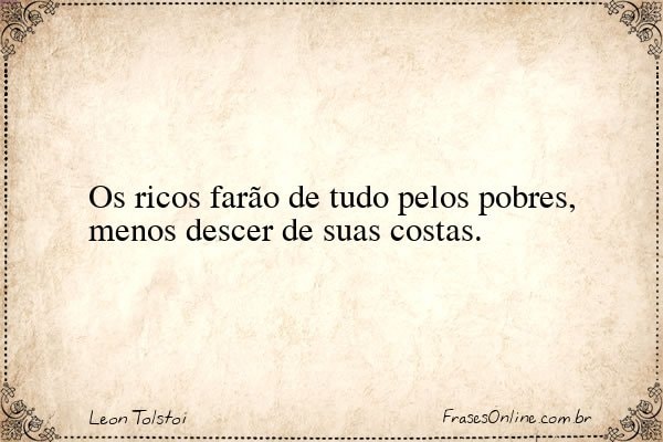 Frase de Leon Tolstoi
