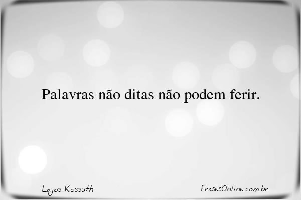 Frase de Lajos Kossuth