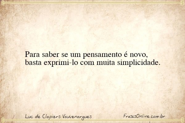 Frase de Luc de Clapiers Vauvenargues