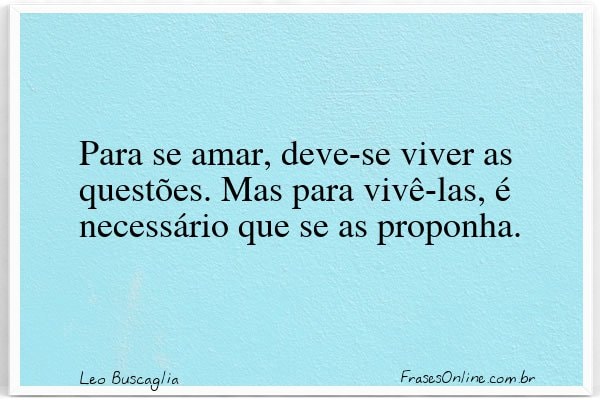 Frase de Leo Buscaglia