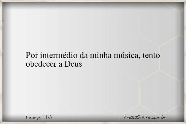 Frase de Lauryn Hill