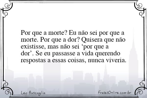 Frase de Leo Buscaglia