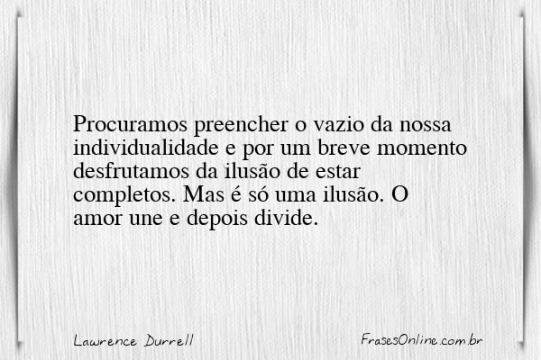 Frase de Lawrence Durrell