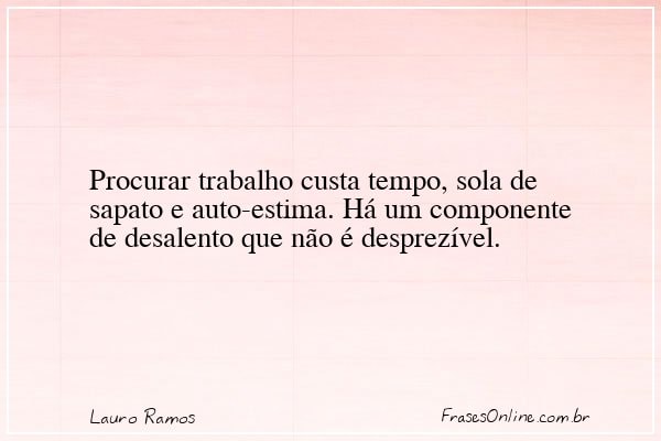 Frase de Lauro Ramos