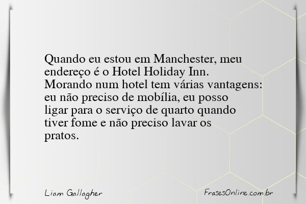 Frase de Liam Gallagher