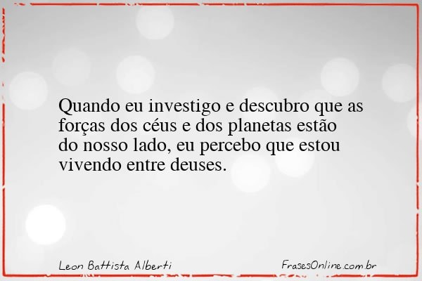 Frase de Leon Battista Alberti
