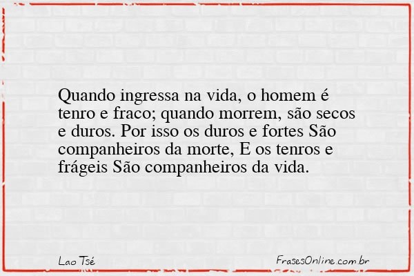Frase de Lao Tsé