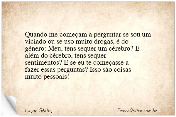 Frase de Layne Staley