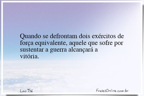 Frase de Lao Tsé