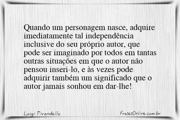 Frase de Luigi Pirandello