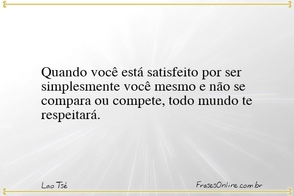Frase de Lao Tsé