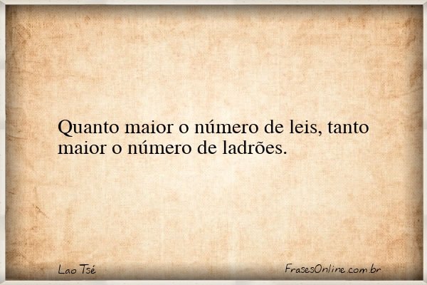 Frase de Lao Tsé