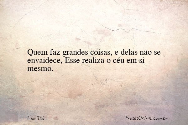 Frase de Lao Tsé