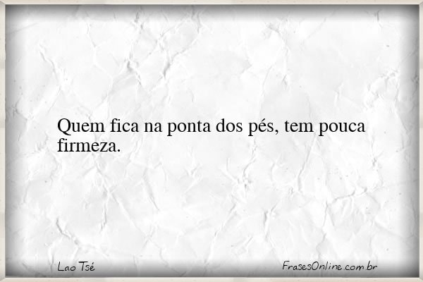 Frase de Lao Tsé