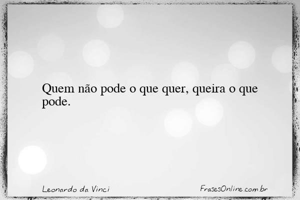 Frase de Leonardo da Vinci