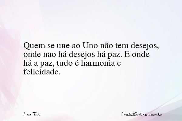 Frase de Lao Tsé