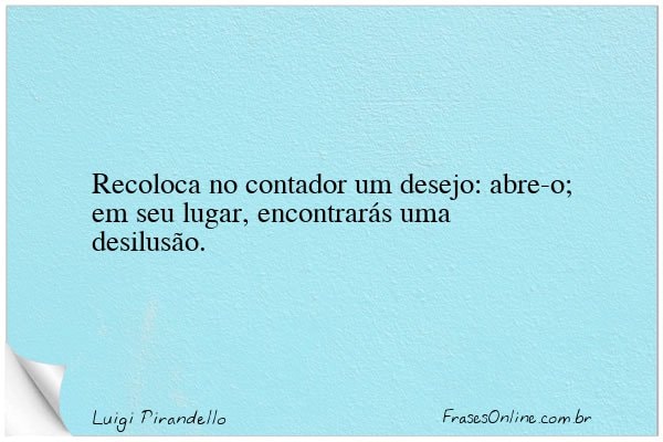 Frase de Luigi Pirandello