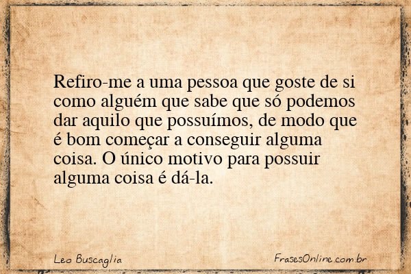 Frase de Leo Buscaglia