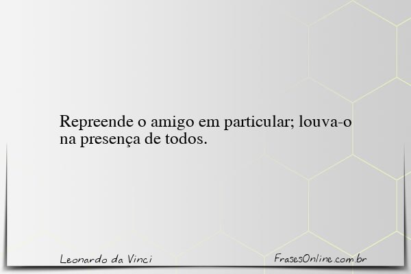 Frase de Leonardo da Vinci