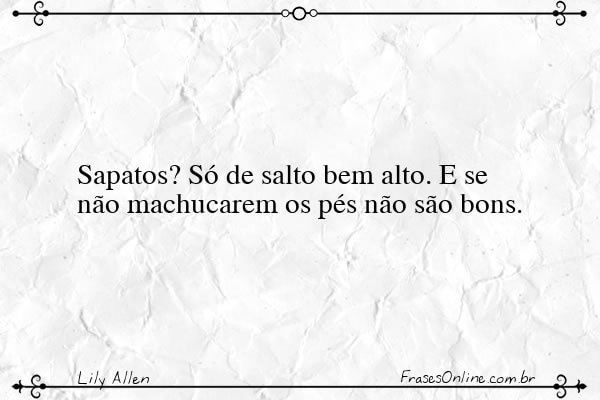 Frase de Lily Allen