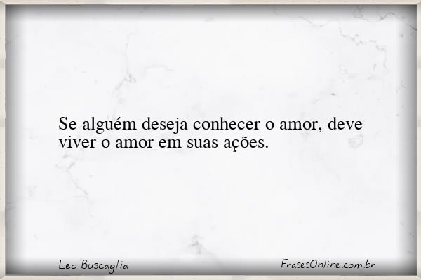 Frase de Leo Buscaglia