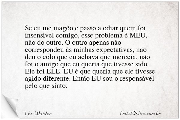 Frase de Léa Waider
