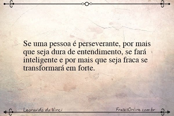 Frase de Leonardo da Vinci