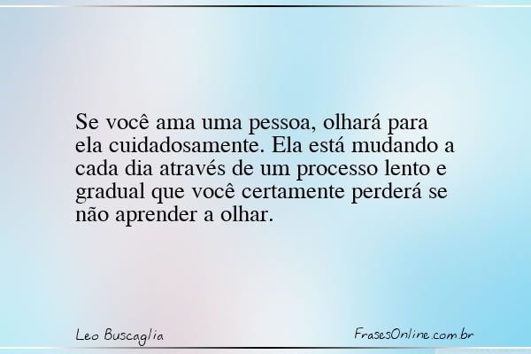 Frase de Leo Buscaglia