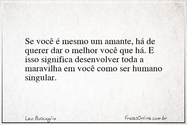 Frase de Leo Buscaglia