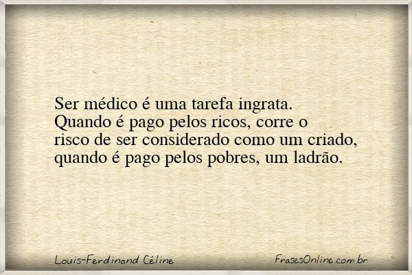 Frase de Louis-Ferdinand Céline