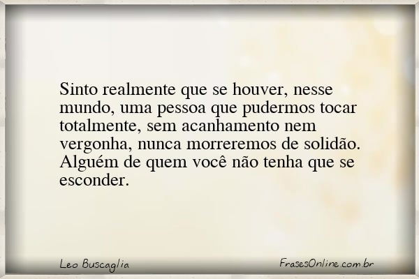 Frase de Leo Buscaglia