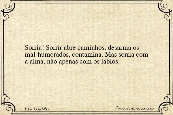Frase de Léa Waider