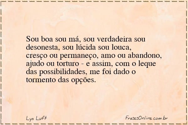 Frase de Lya Luft