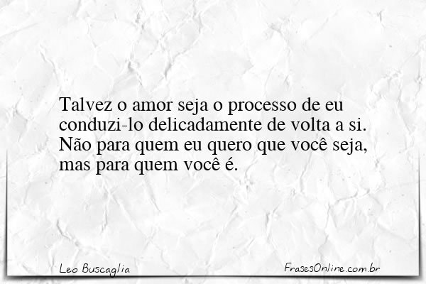 Frase de Leo Buscaglia