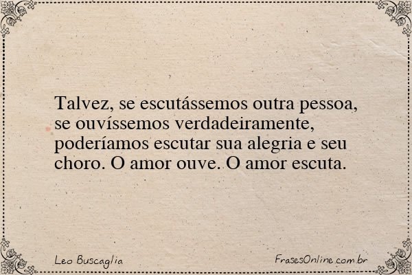 Frase de Leo Buscaglia