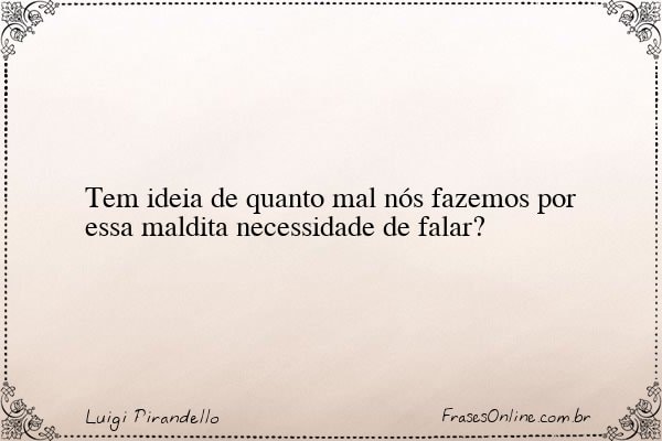 Frase de Luigi Pirandello