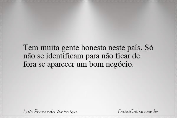 Frase de Luís Fernando Veríssimo