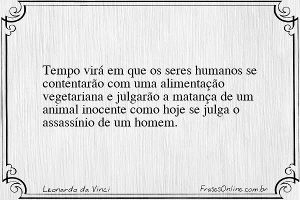 Frase de Leonardo da Vinci