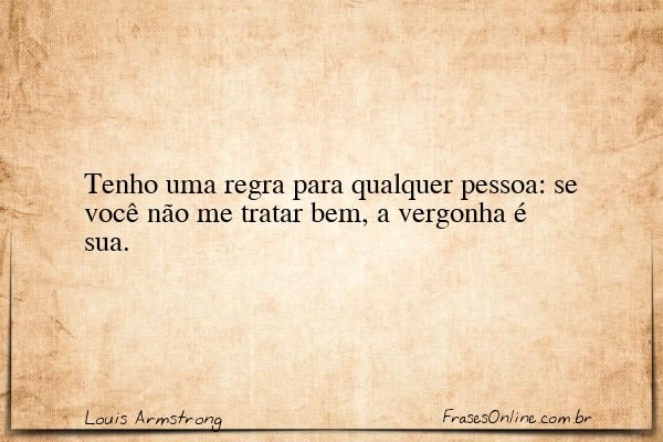 Frase de Louis Armstrong