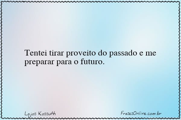 Frase de Lajos Kossuth