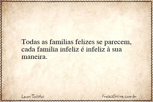 Frase de Leon Tolstoi